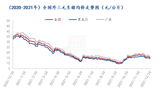 全国生猪价格连续两个月回落 年末有望止跌回升