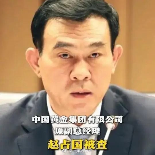 中国黄金集团黄金珠宝原董事长被查 涉嫌严重违纪违法