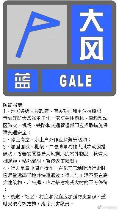 北京明天凌晨至傍晚北风较大，外出注意防风防寒，谨防高空坠物 已发大风蓝色预警