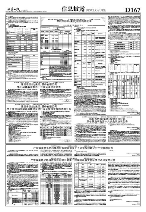 深纺织股票的历史演变与发展