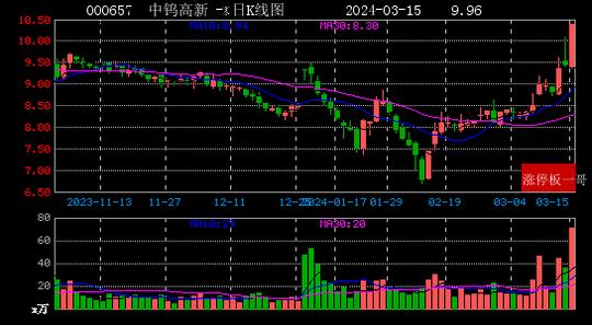 中钨高新股票行情深度解析